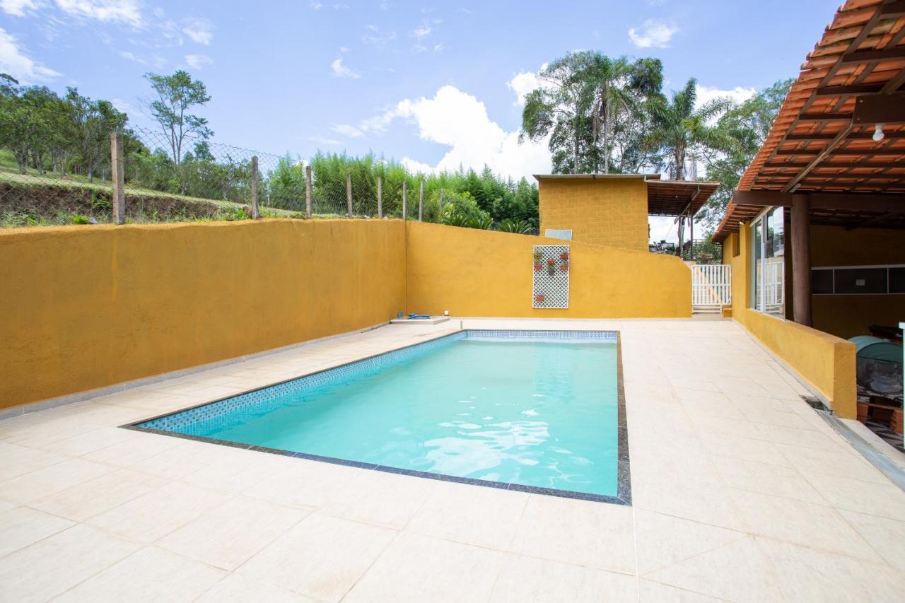 Chacara C Piscina Churrasqueira E Wi-Fi Em อีบิวนา ภายนอก รูปภาพ